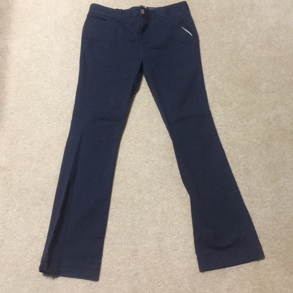 Old navy slacks (navy blue)